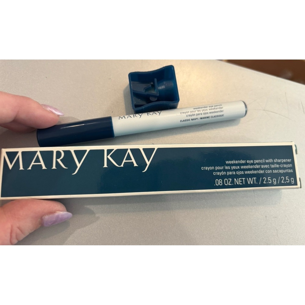 Mary Kay Weekender Eye Pencil Crayon NAVY Discontinued Fat Eyeliner 041012
